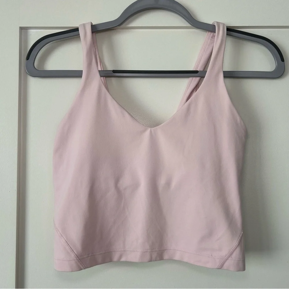 Lululemon Align Tank Top *Light Support, A/B Cup Light Pink Size 6